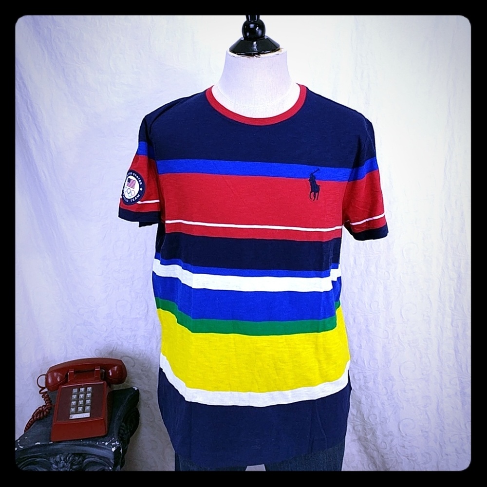 Polo Ralph Lauren USA Olympic Team Big Horse Tee - Picture 1 of 6